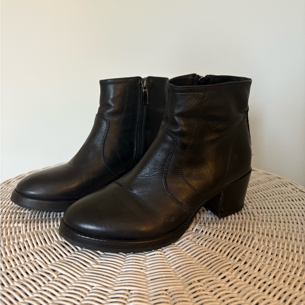 Roots Leather Ankle Boots
